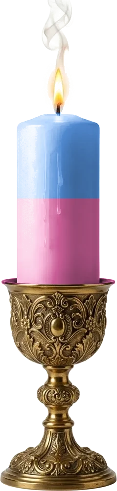 Vela Azul e Rosa