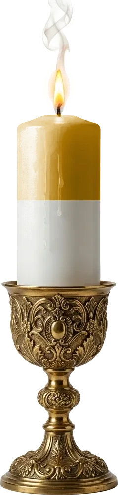 Vela Dourada e Branca