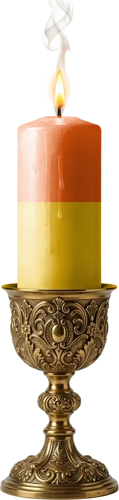Vela Laranja e Amarela