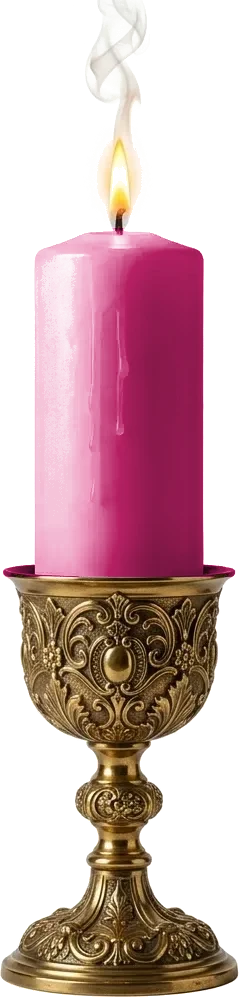 Vela Rosa Choque (Magenta / Pink)