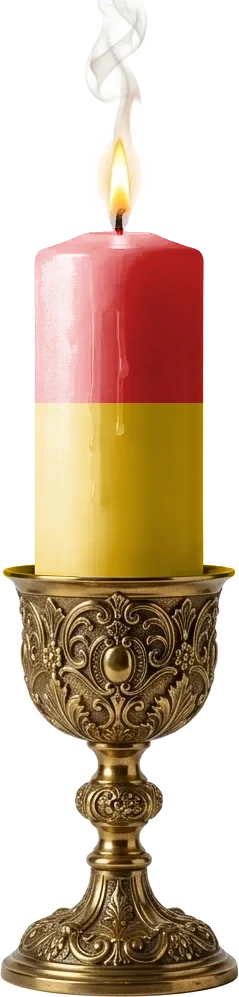 Vela Vermelha e Amarela