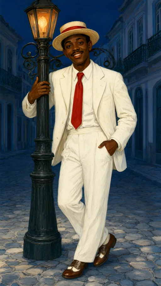 Ilustração de Malandrinho em arte sacra