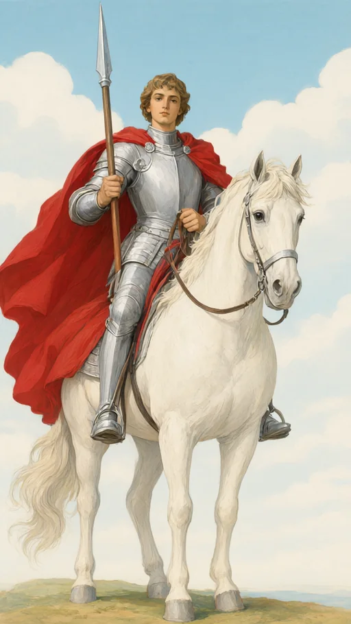 Illustration of Saint George in sacred art